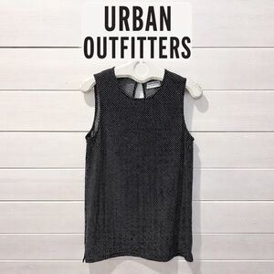 Urban Outfitters Black & White Polka Dot Sleeveless Top – Size L